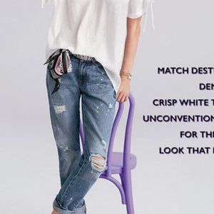 cabi 100% boyfriend jeans size 2